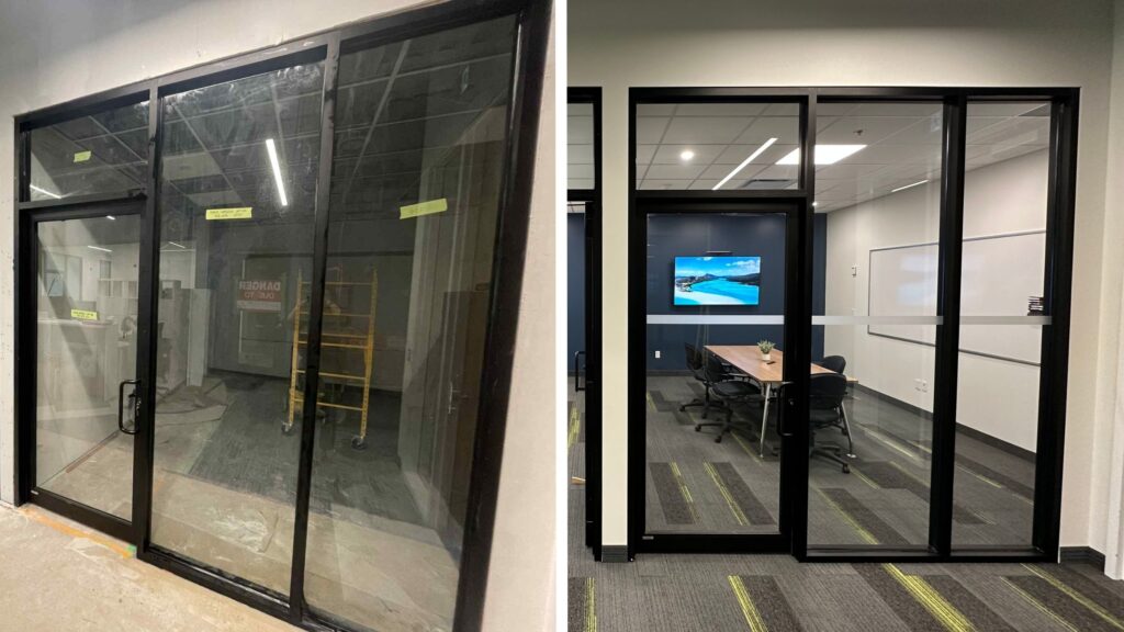 Cora GRID Meeting Rooms Before & After